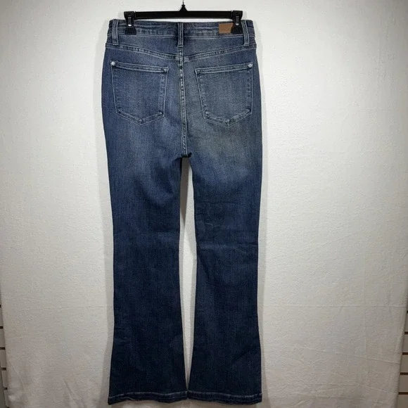 Judy Blue Blue Slim Boot Jeans Size 9/29 (28x30) Blue Medium Wash High Rise - Picture 7 of 16